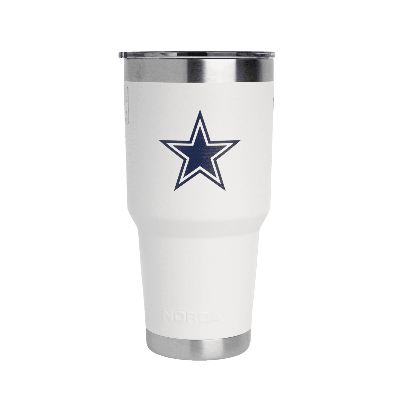 TUMBLER 30OZ WHITE NFL DALLAS COWBOYS