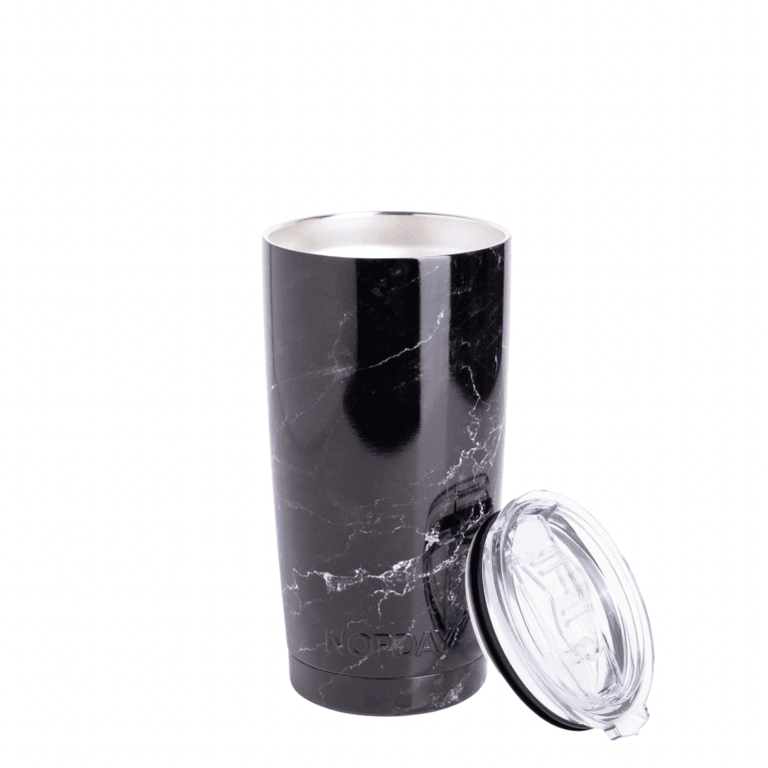 Tumbler 20 oz Black Marble