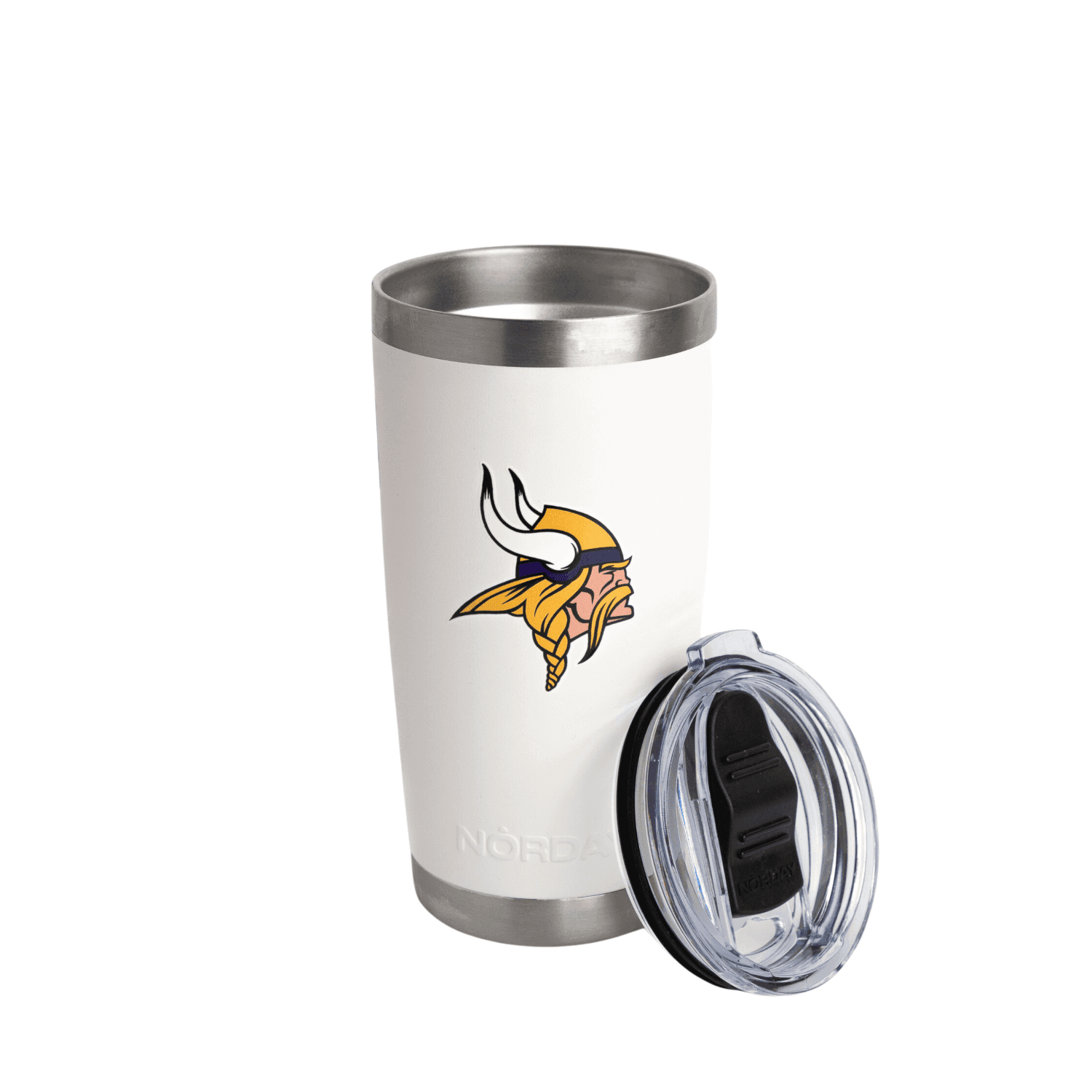 Tumbler 20oz White Minnesota Vikings