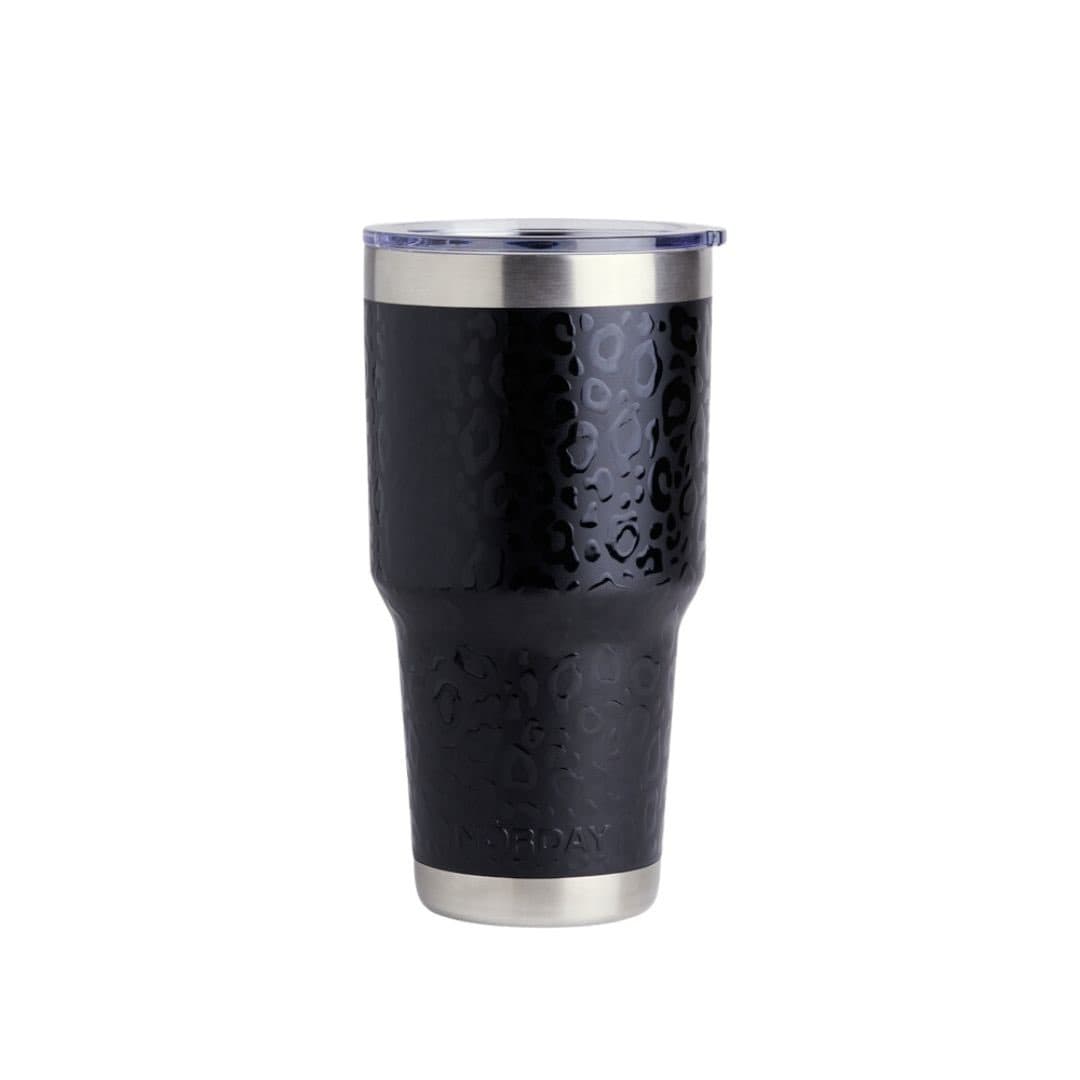 Tumbler 30 oz Black Leopard