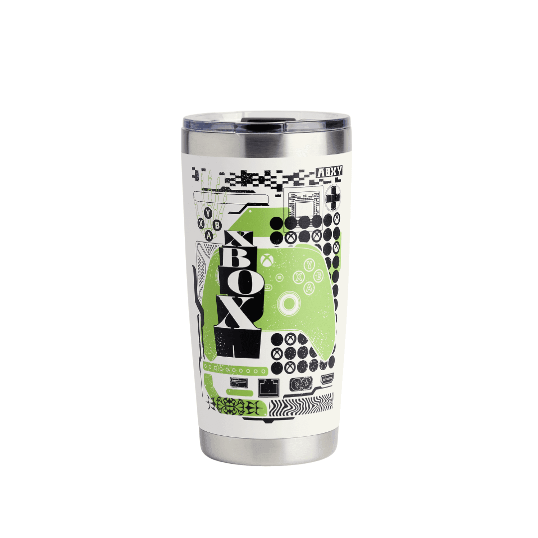 Tumbler 20 oz Xbox Blanco