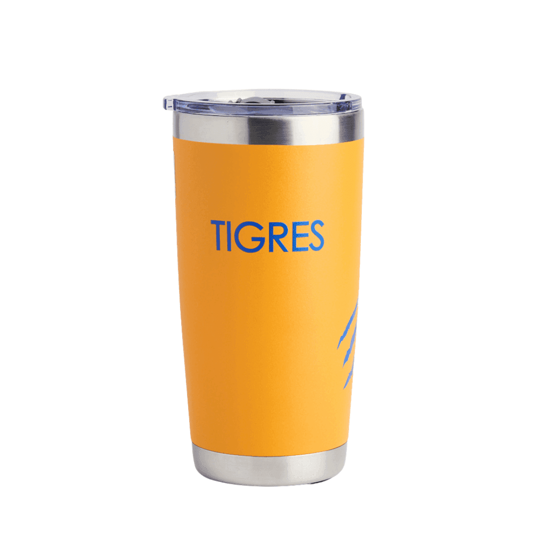 Tumbler 20 oz Amarillo Tigres Face
