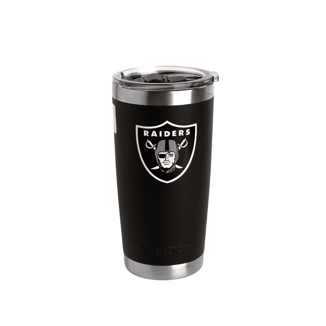 Tumbler 20oz Black NFL Las Vegas Raiders
