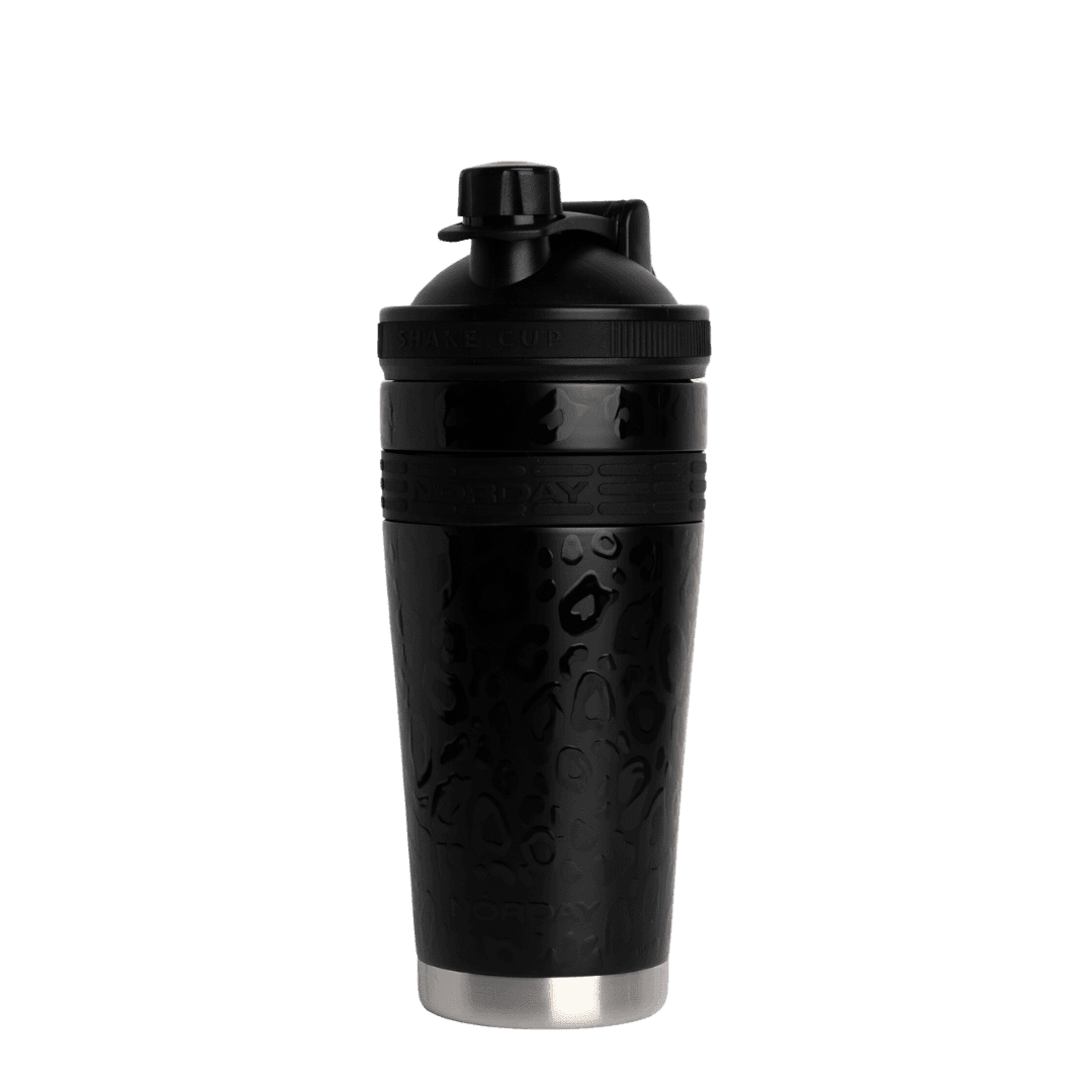 SHAKER 25 OZ BLACK LEOPARD