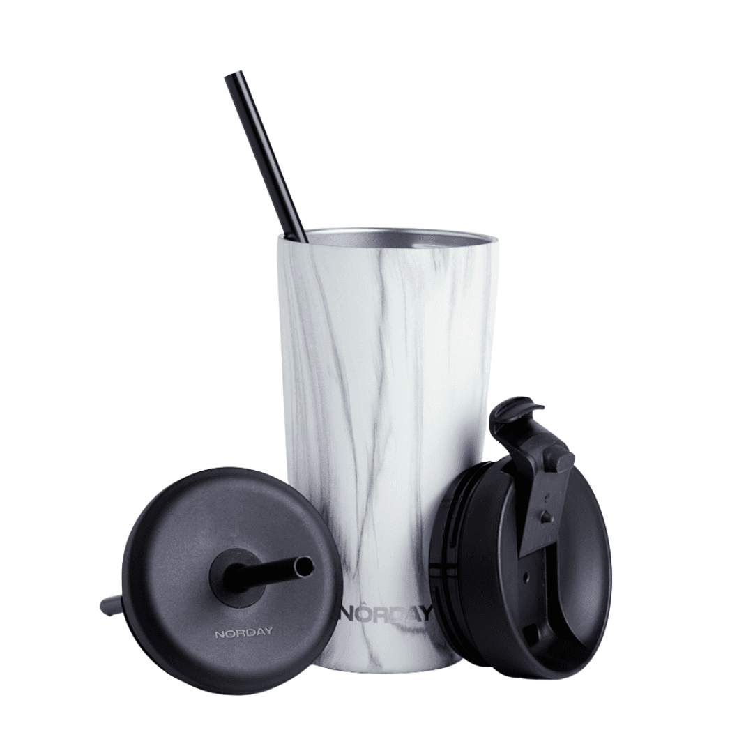 Bloom 18 oz White Marble