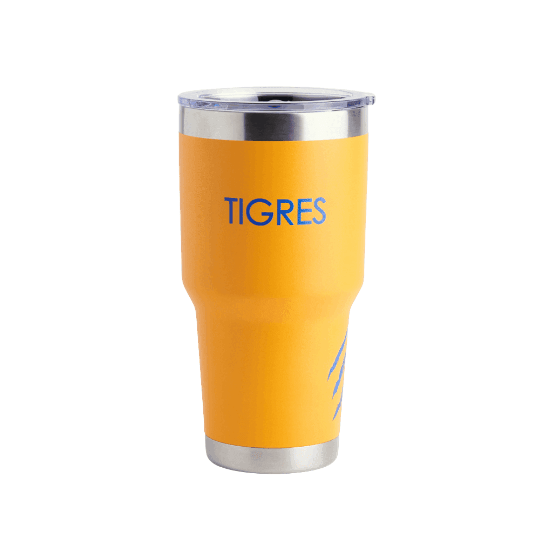 Tumbler 30 oz Amarillo Tigres Face 2