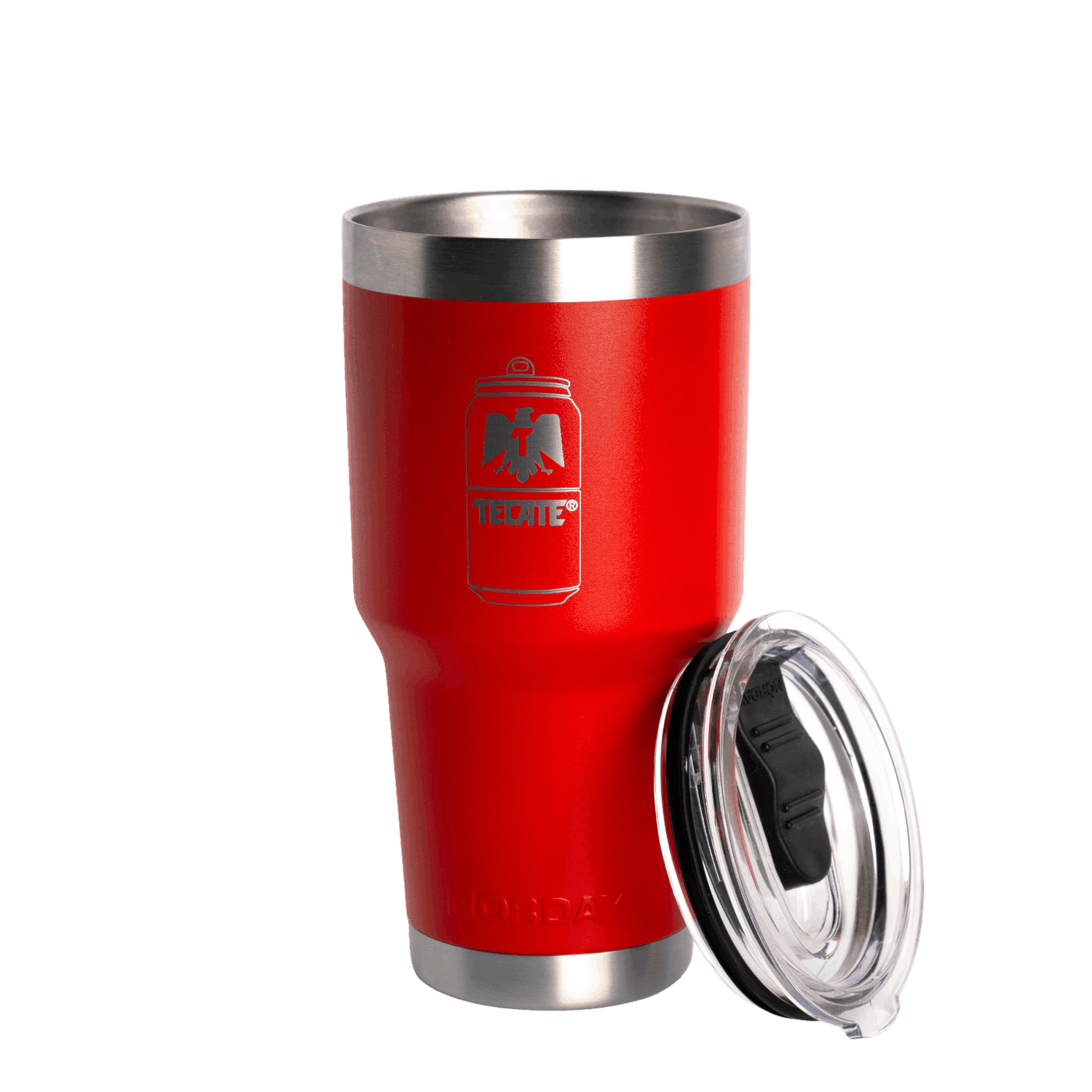 TUMBLER 30 OZ RED TECATE