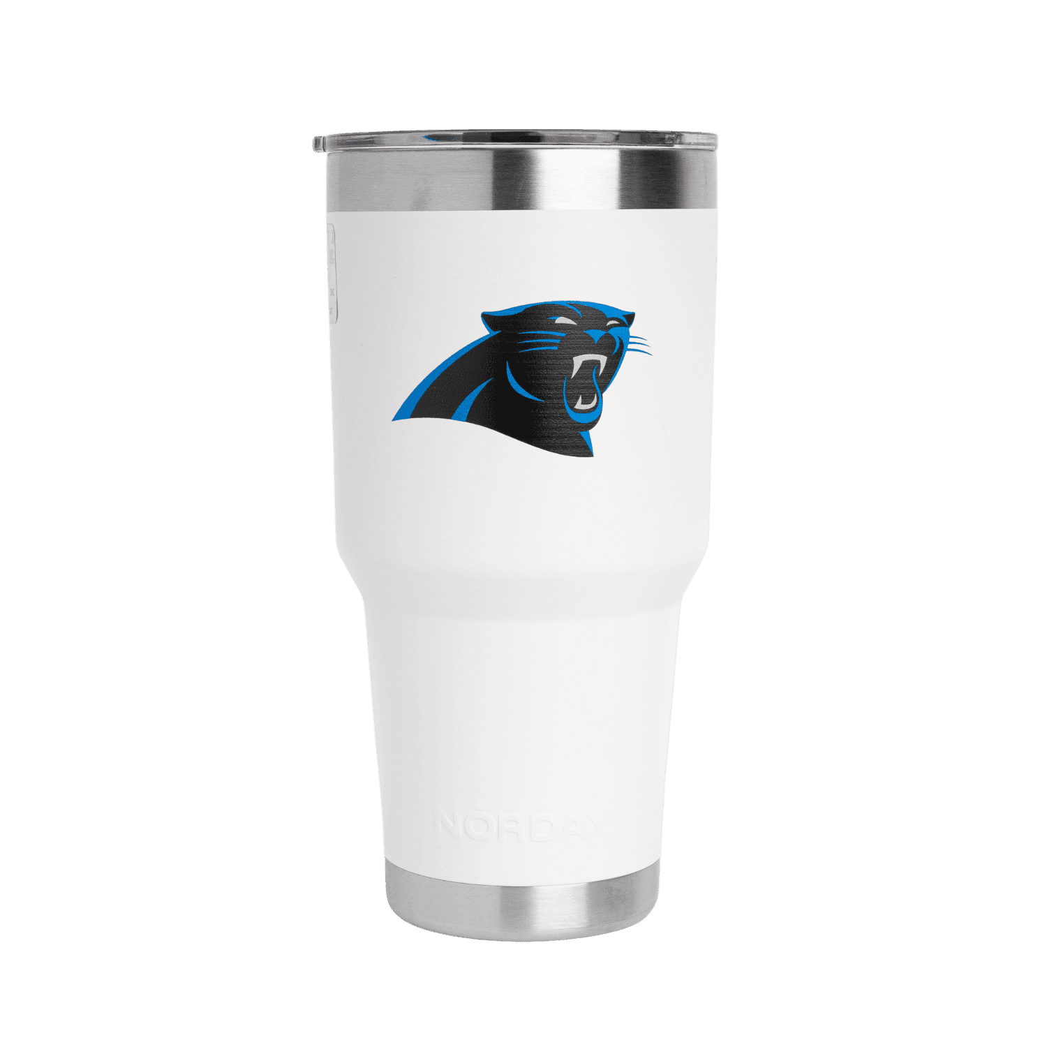 TUMBLER 30OZ WHITE NFL CAROLINA PANTHERS