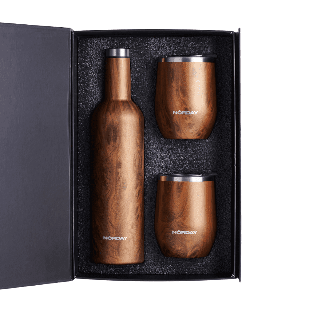 Wine Set Sommelier Wood
