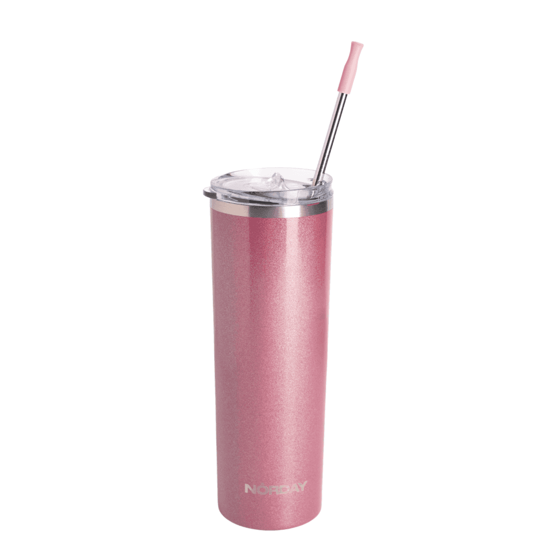 Skinny 22 oz Merlot Glitter