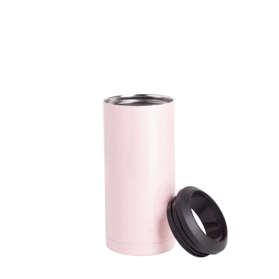 Slim Can 12 oz Blush Glitter