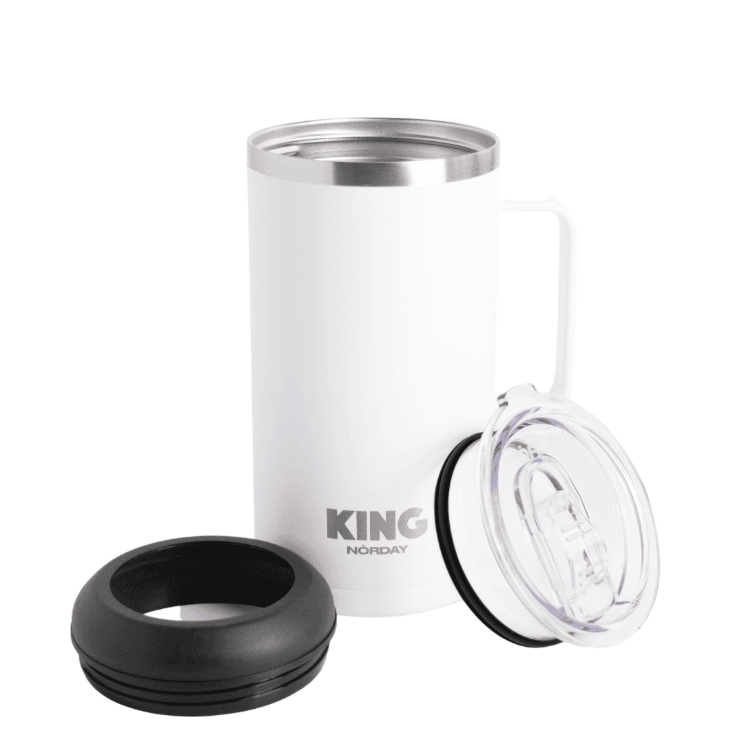 King 40 oz White