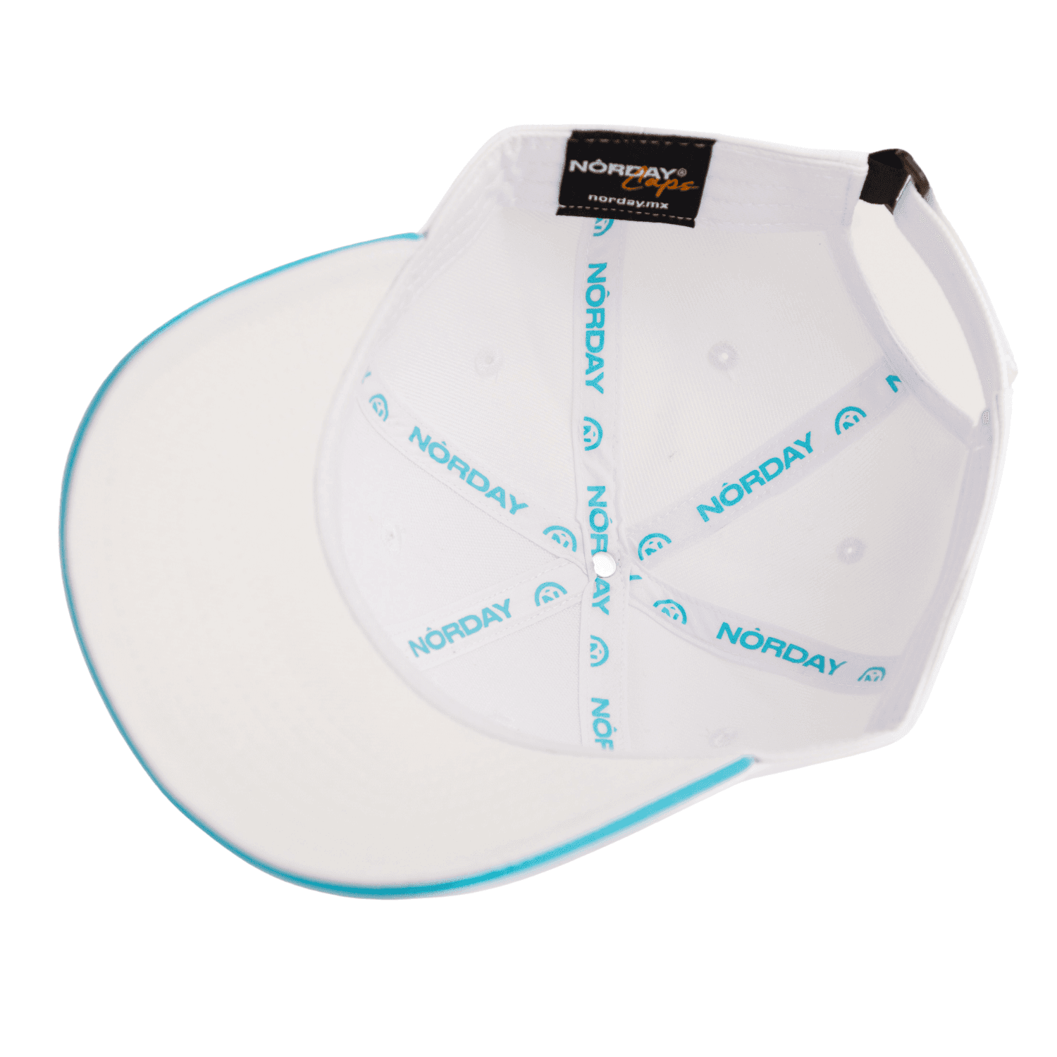 N-Caps Hard White & Blue