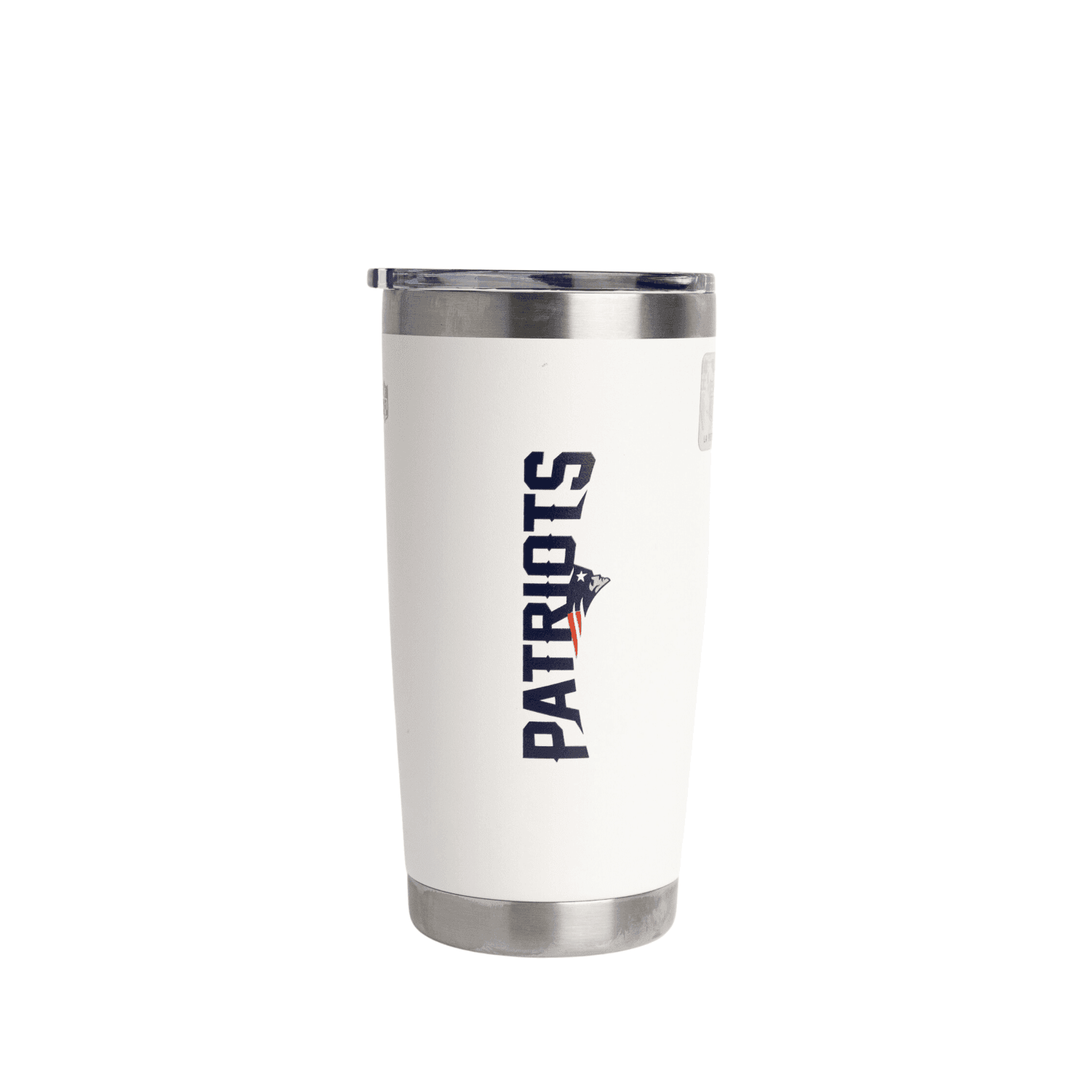 Tumbler 20oz White NFL New England Patriots