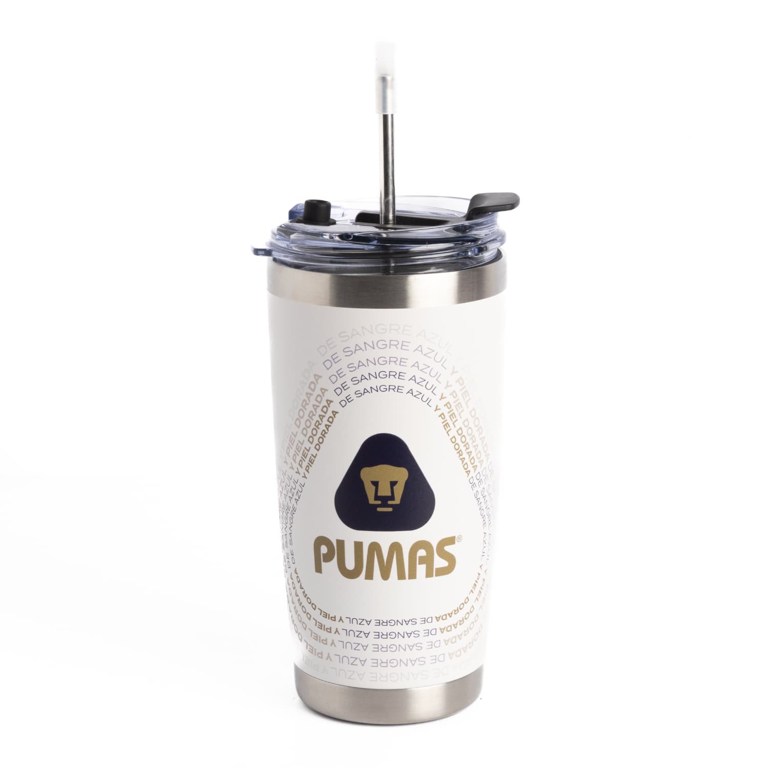 Tumbler 20oz Pumas Blanco