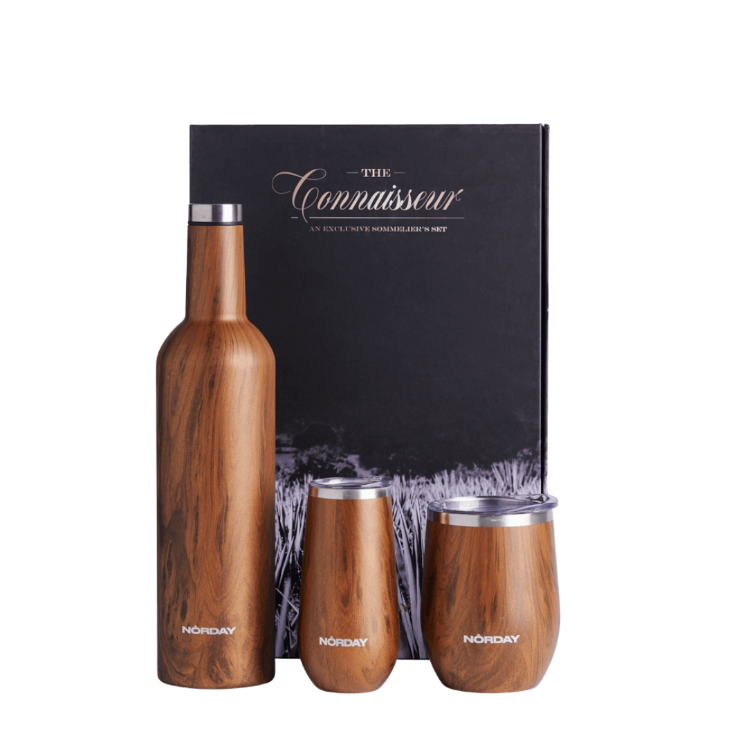 Wine Set Agavero Wood