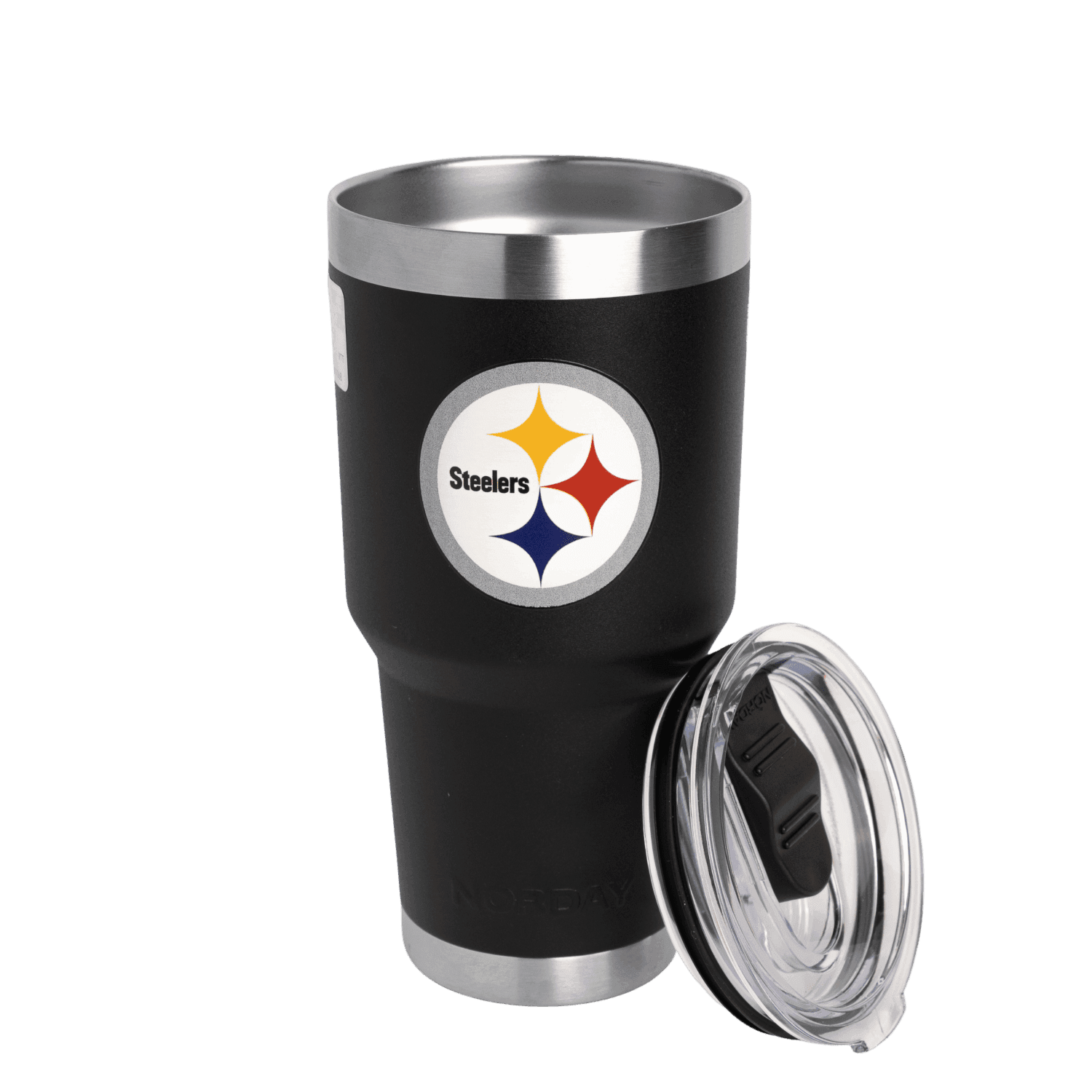 TUMBLER 30OZ BLACK NFL PITTSBURGH STEELERS
