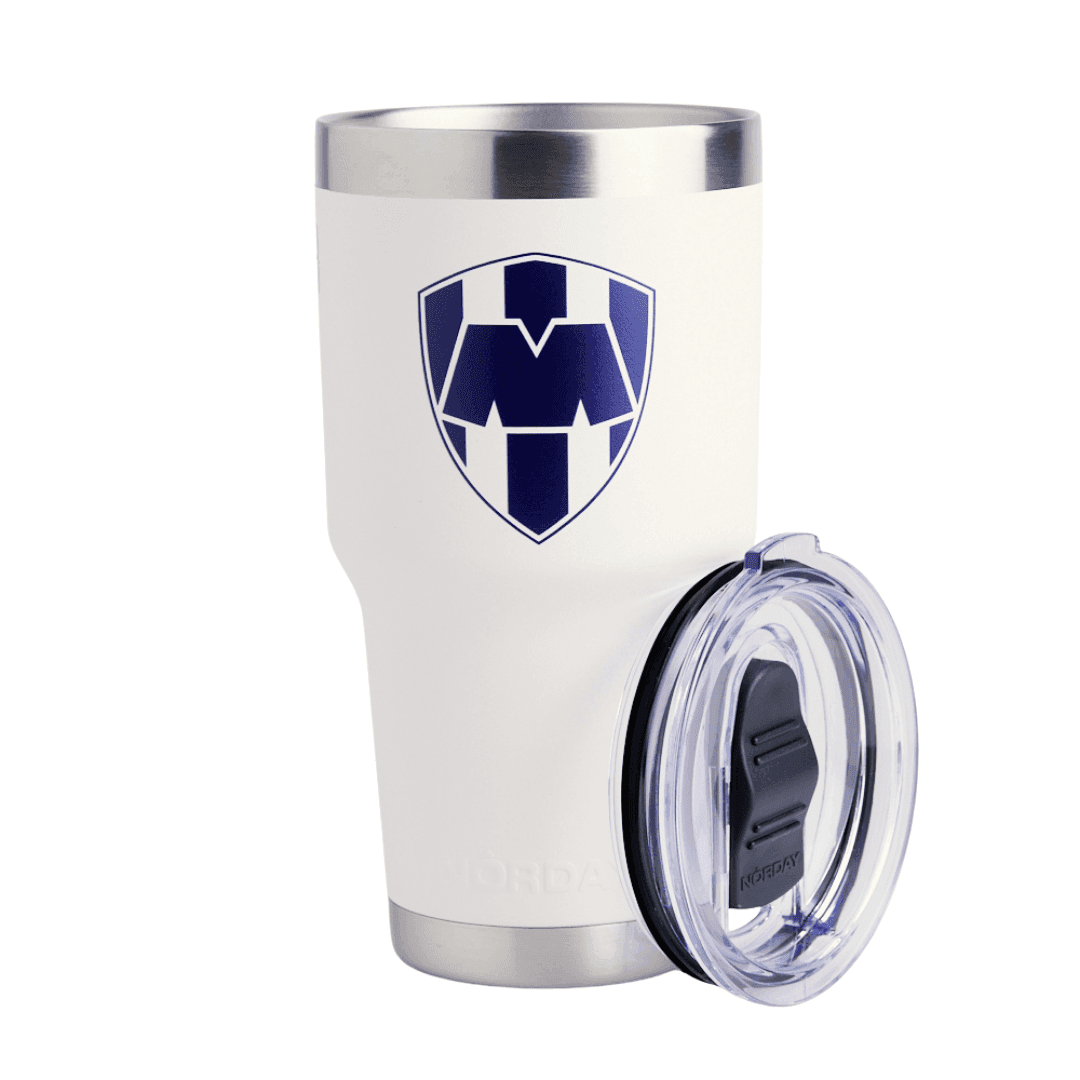 Tumbler 30 oz Blanco Rayados M